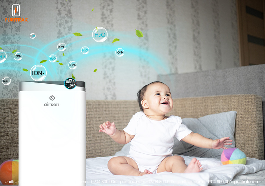Airsen air purifier helps improve indoor air quality