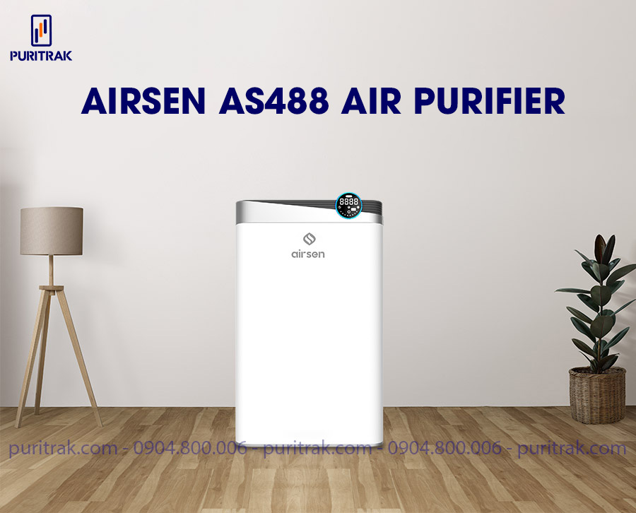 Puritrak Airsen AS488 air purifier maintains room humidity