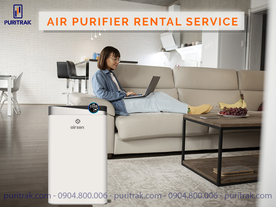 Find a reliable provider for renting air purifiers.