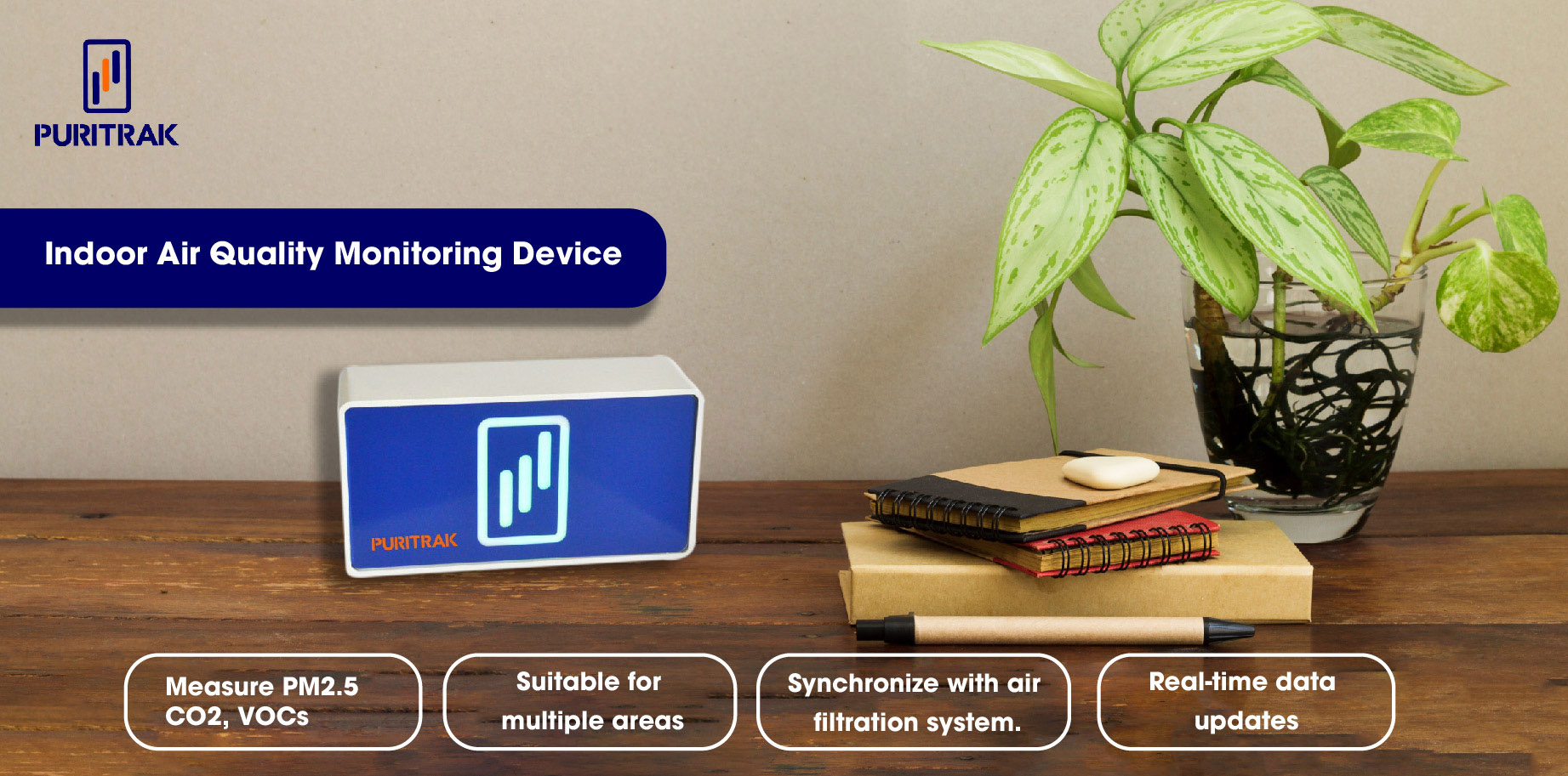 Puritrak Indoor Air Quality Monitoring Device