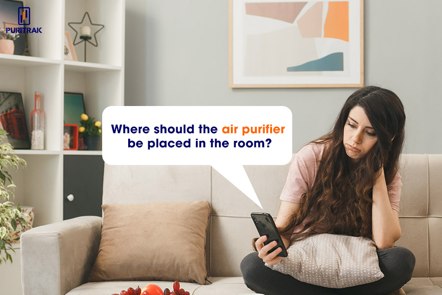 Where should the air purifier be placed in the room?