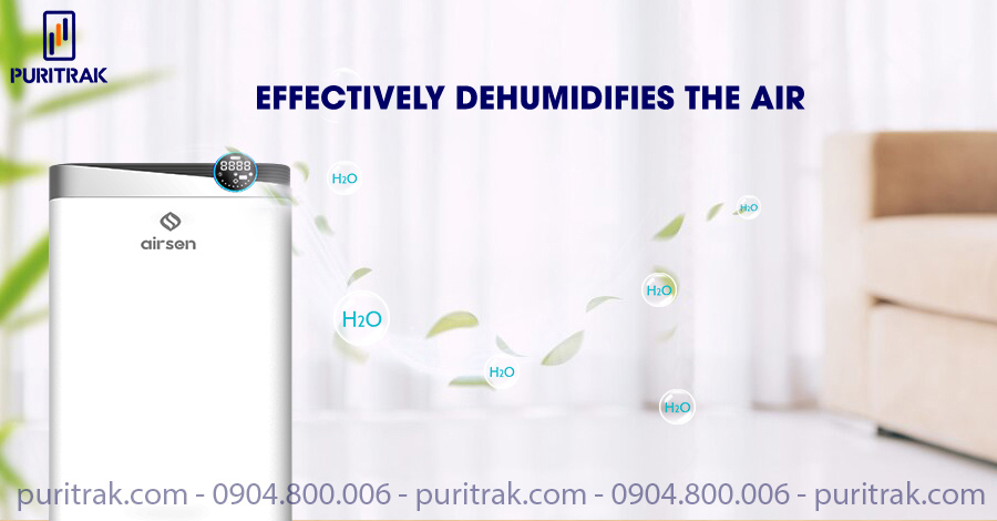 The Airsen air purifier effectively humidifies the air