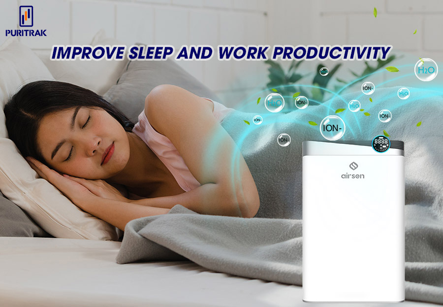 The effect of air purifiers helps improve sleep and work productivity