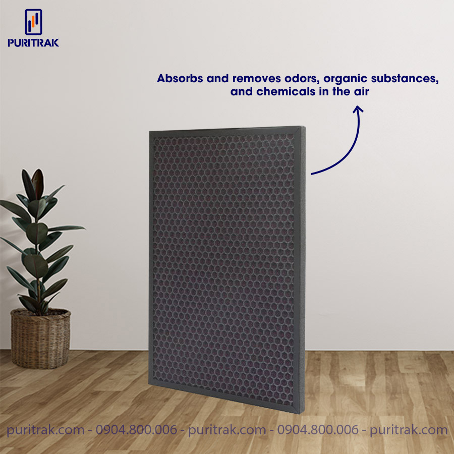 Activated carbon filters help remove unpleasant odors and harmful substances in the air.