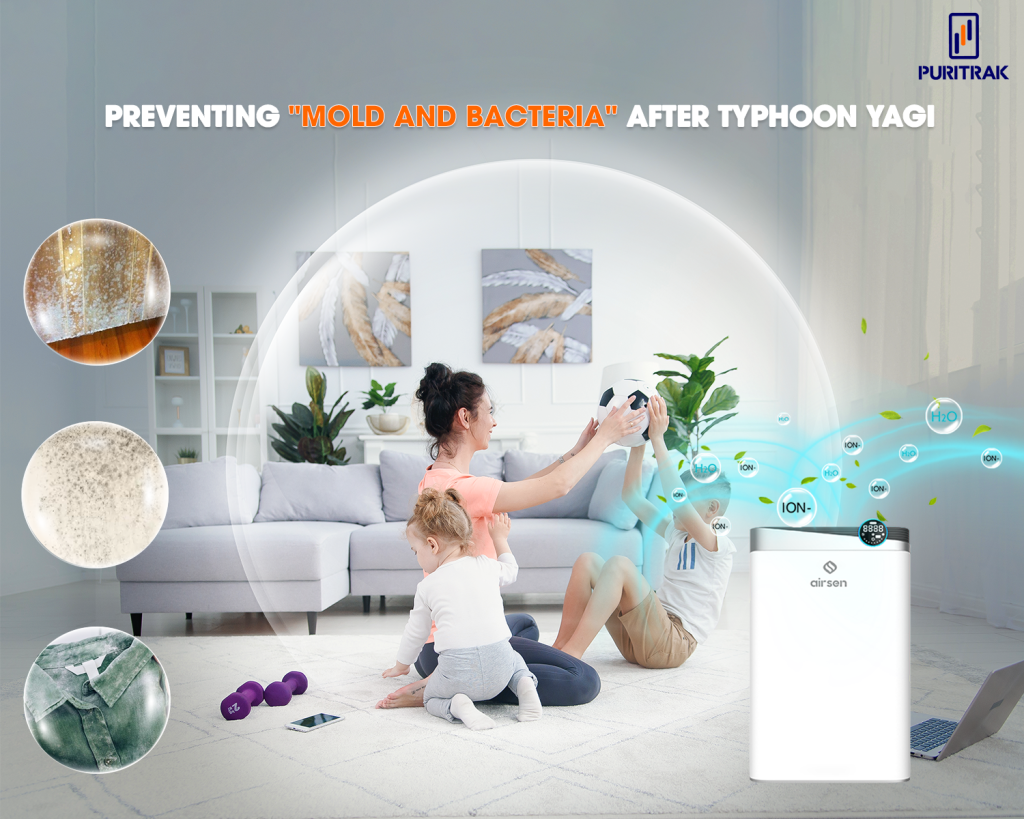 Prevent Mold and Bacteria After Typhoon Yagi Thanks to an Air Purifier