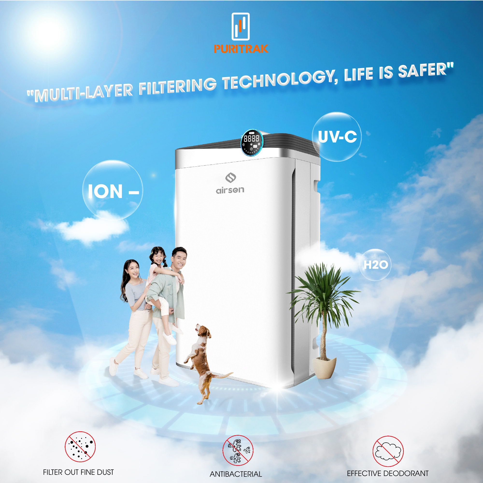 Airsen AS488 30m2 air purifier